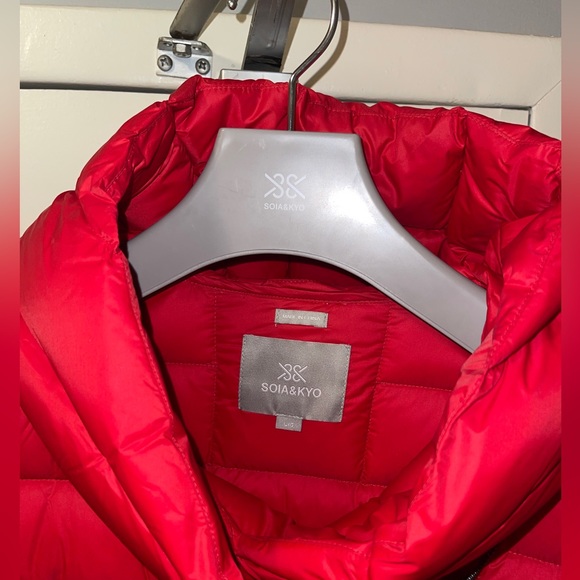 Soia & Kyo Karelle - TD Down Puffer Jacket Ruby Color - Brand New - Picture 3 of 11